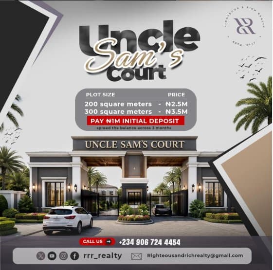 Uncle Sam's Court — 200 sqm Plot